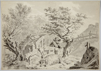 KT 2001 302
          <br/>
          Man met varken
          <br/>
          <em>Claterbos, Augustijn (1750-1828)</em>